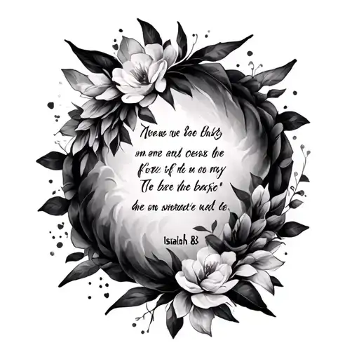 Isaiah 6:8 tattoo design idea