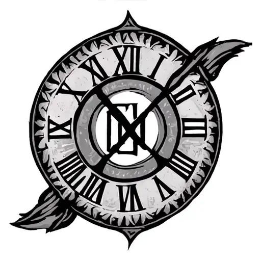 2004 Roman Numerals tattoo design idea