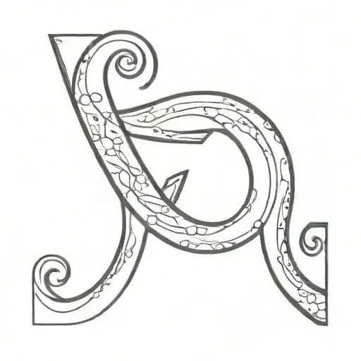 letter P P P S incorporated somehow tattoo design idea