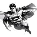 Superman tattoo design idea