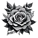 Ambition tattoo design idea