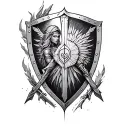 Shield Maiden tattoo design idea