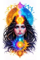 chakra symbols incorporated tattoo design idea