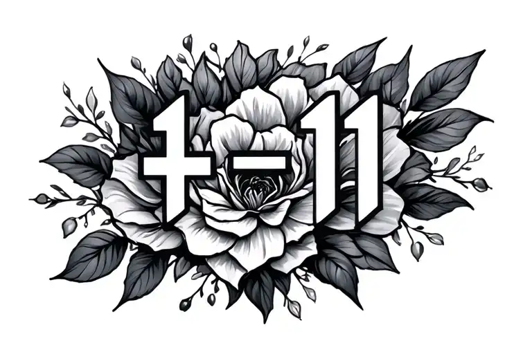 1+1=11 tattoo design idea
