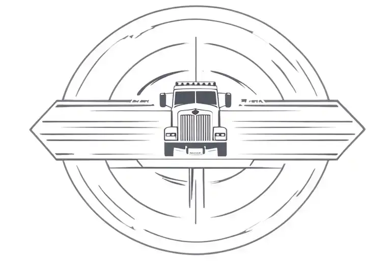 peterbilt logo incorporated tattoo design idea