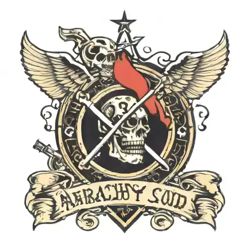 Anarchy of Sound Records Record Label tattoo design idea