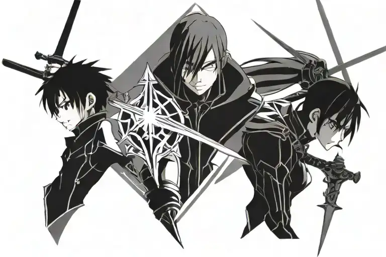 Sword art online tattoo design idea
