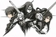 Sword art online tattoo design idea