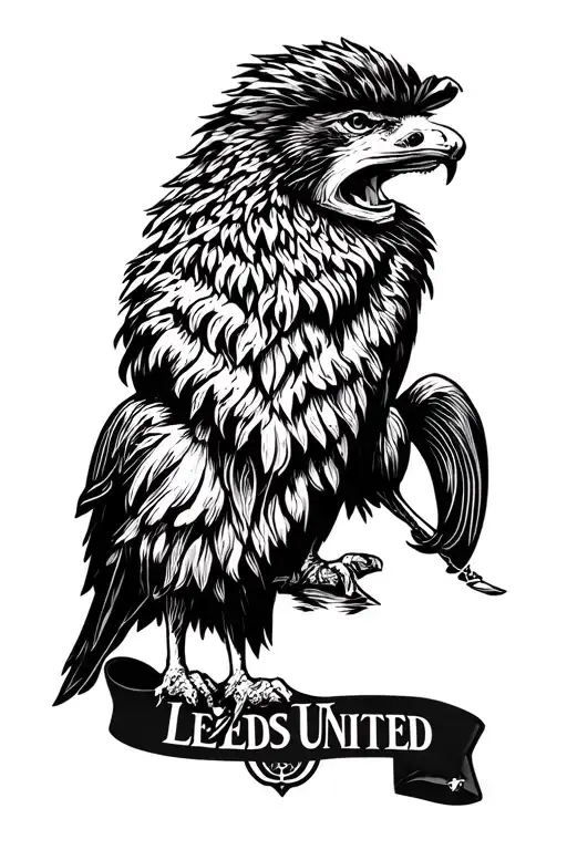 leeds united tattoo design idea