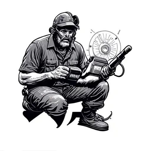 Electrician tattoo design idea