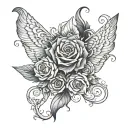 Ultramarine tattoo design idea