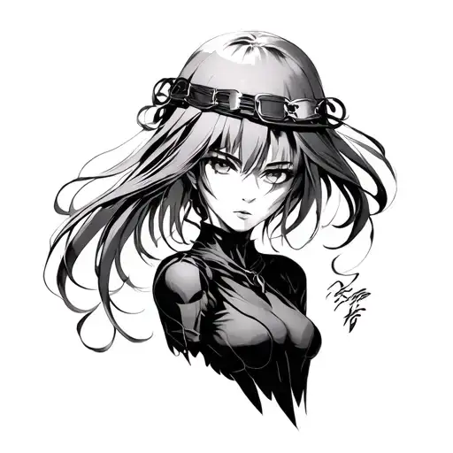 Asuka Langley Soryu tattoo design idea