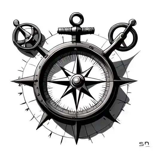 Nautical Compass Ink 1,688+ Nautical Compass Tattoo Ideas in 2026 - BlackInk AI