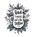 Proverbs 3 5 6 tattoo design idea