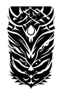 Nordic mythology tattoo design idea