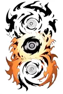 Naruto six paths tattoo design idea