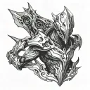 Warframe tattoo design idea