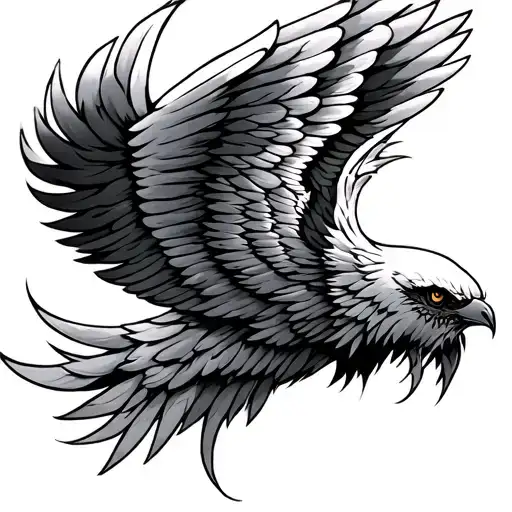 Fourth Wing tattoo design idea