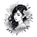 Korean tattoo design idea