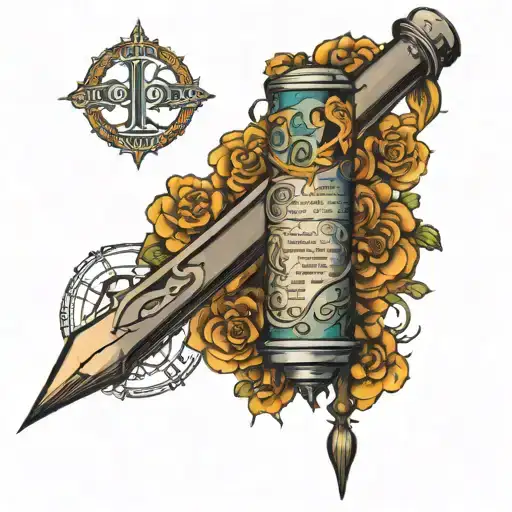 FULL ARM BIBLICAL TATTOO WITH BIBLE VERSES tattoo design idea