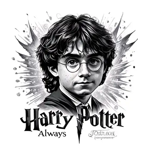 Harry Potter Always tattoo design idea