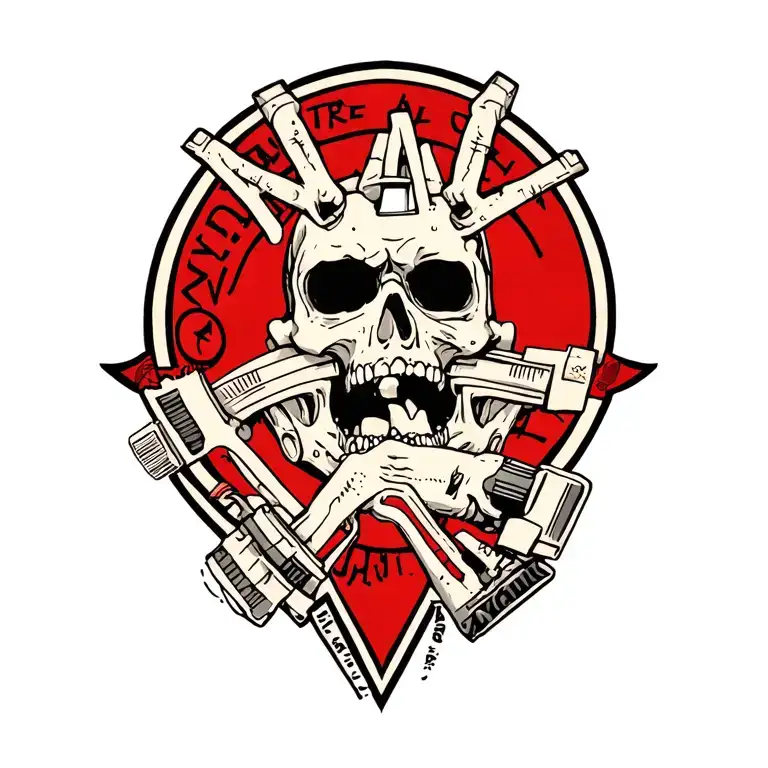 Rage Against The Machine tattoo design idea