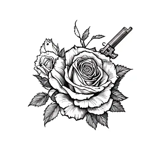 guns and roses use your illusion  tattoo design idea