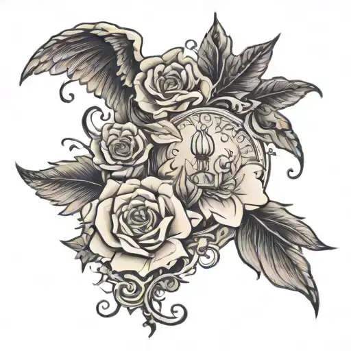 poems written tattoo design idea