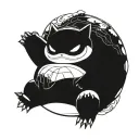 snorlax tattoo design idea