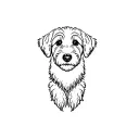 Goldendoodle tattoo design idea