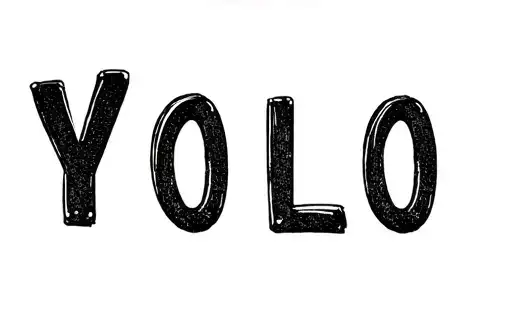 "Yolo" tattoo design idea