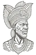 Nigerian chieftain tattoo design idea