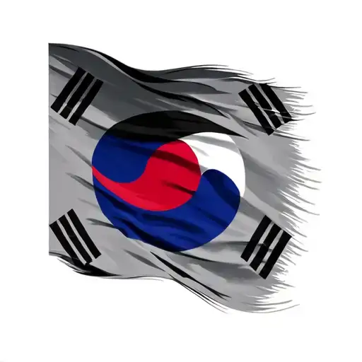 Korean flag tattoo design idea