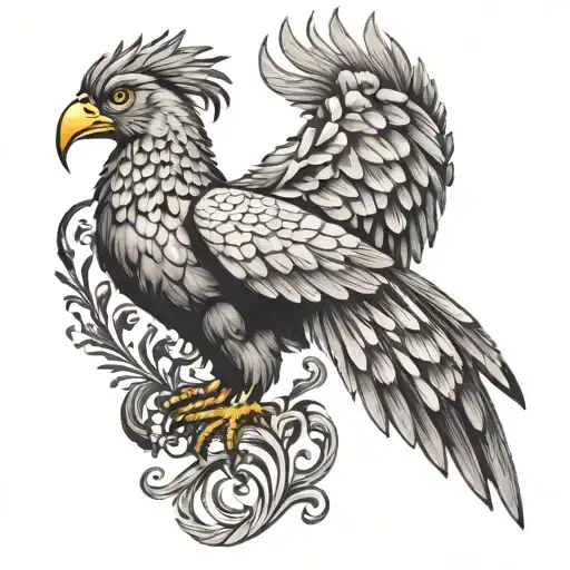 liverbird tattoo design idea