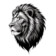 Rhodesian Ridback, Lion, full body tattoo design idea
