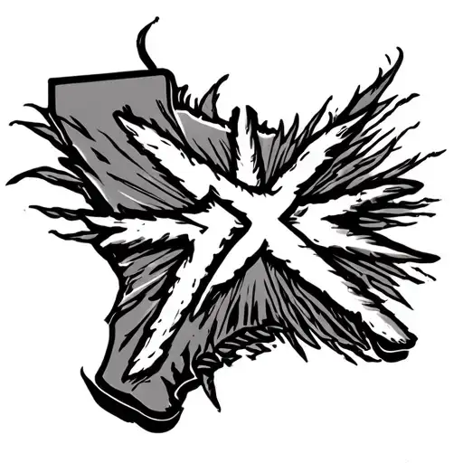 "Texas" Morse tattoo design idea