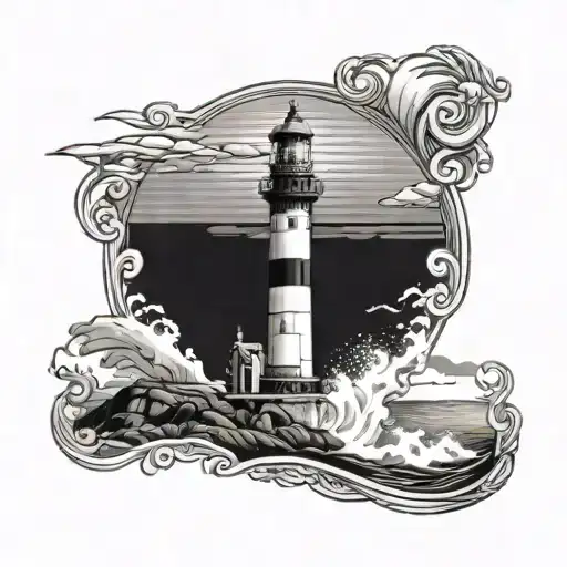 jose ignacio lighthouse tattoo design idea