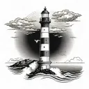 jose ignacio lighthouse tattoo design idea