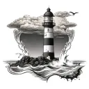 jose ignacio lighthouse tattoo design idea