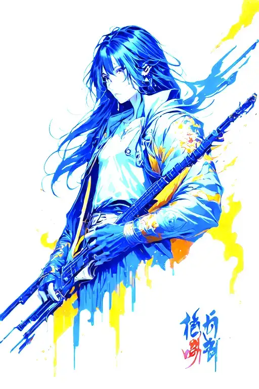 solo leveling anime tattoo design idea