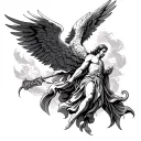 saint Micheal's tattoo design idea