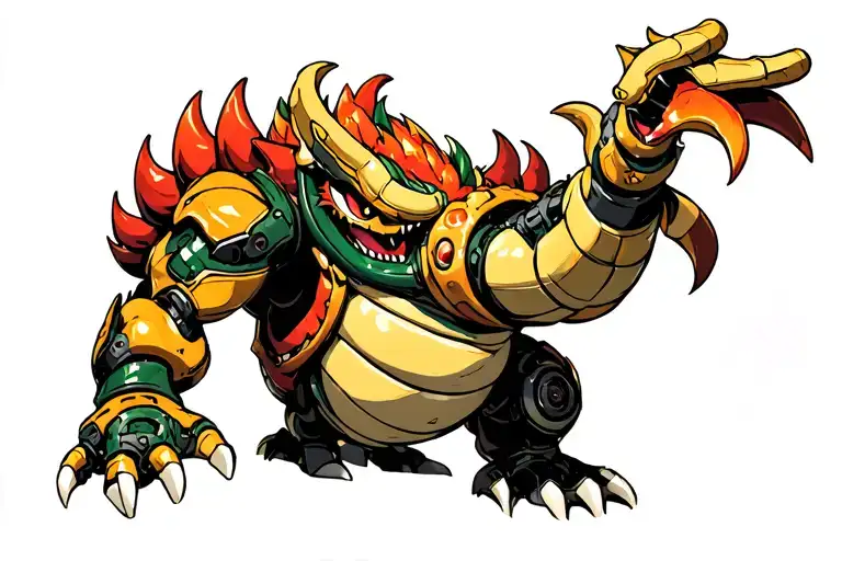 Bowser tattoo design idea