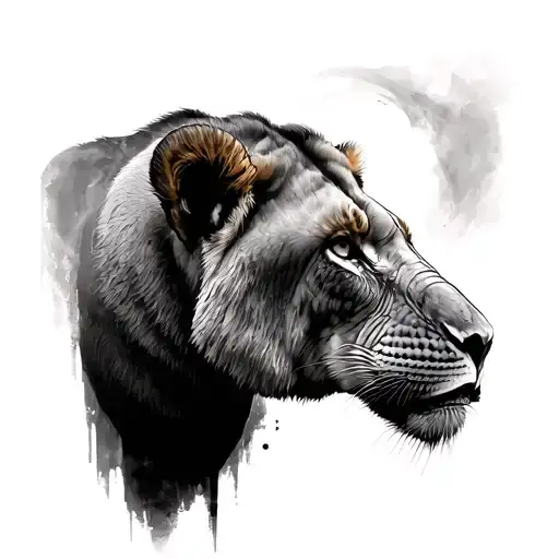south africa big five tattoo design idea