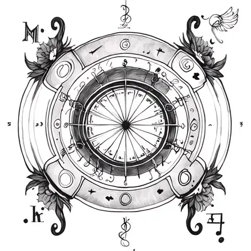 Circle Of Fifths tattoo design idea