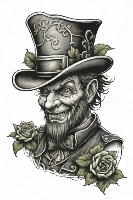 leprechaun tattoo design idea
