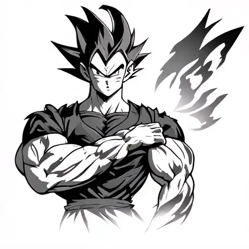 gogeta tattoo design idea