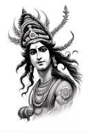 mahadev trishul damroo krishna tattoo design idea