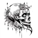 Schizophrenia tattoo design idea