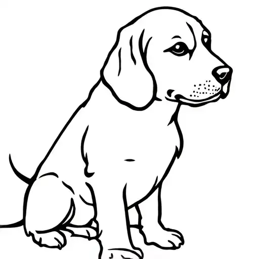 cocker spaniel tattoo design idea