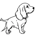 cocker spaniel tattoo design idea